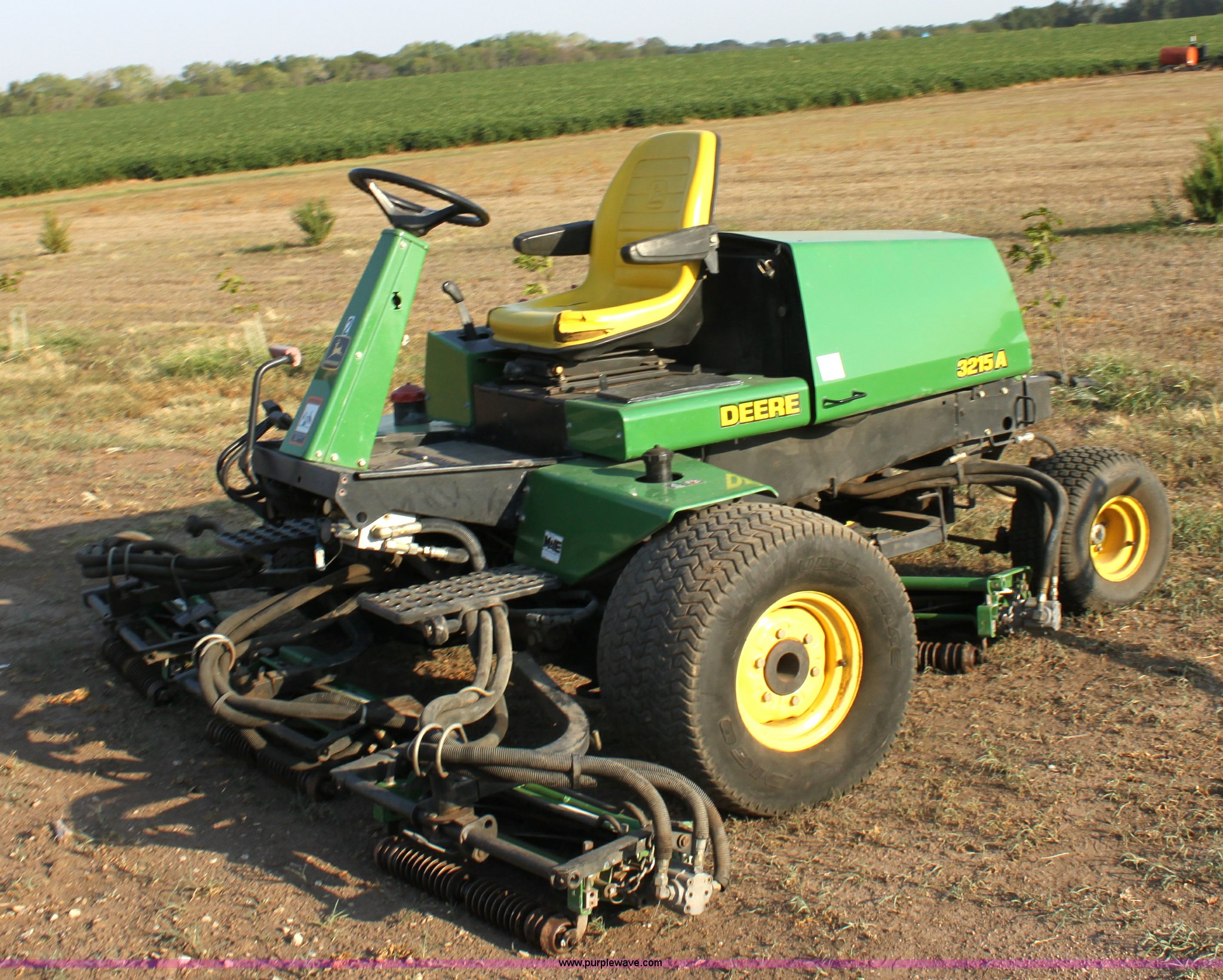 John Deere 3215A reel mower in McPherson, KS Item A2728 sold Purple