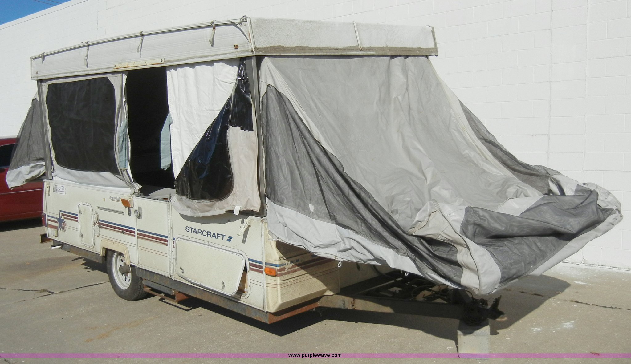 1985 coleman pop up camper canvas replacement