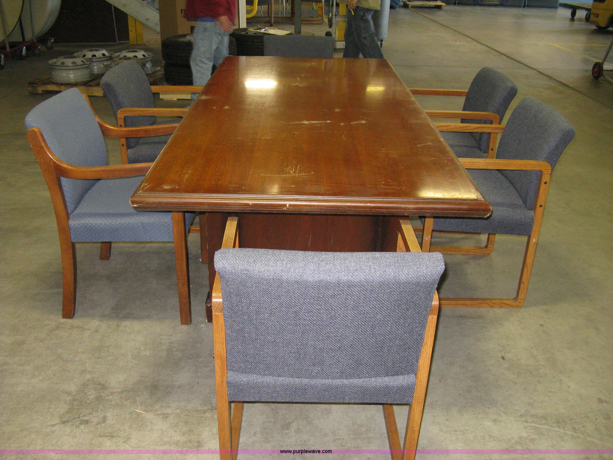 Conference table and six chairs in Wichita, KS Item B9612 sold