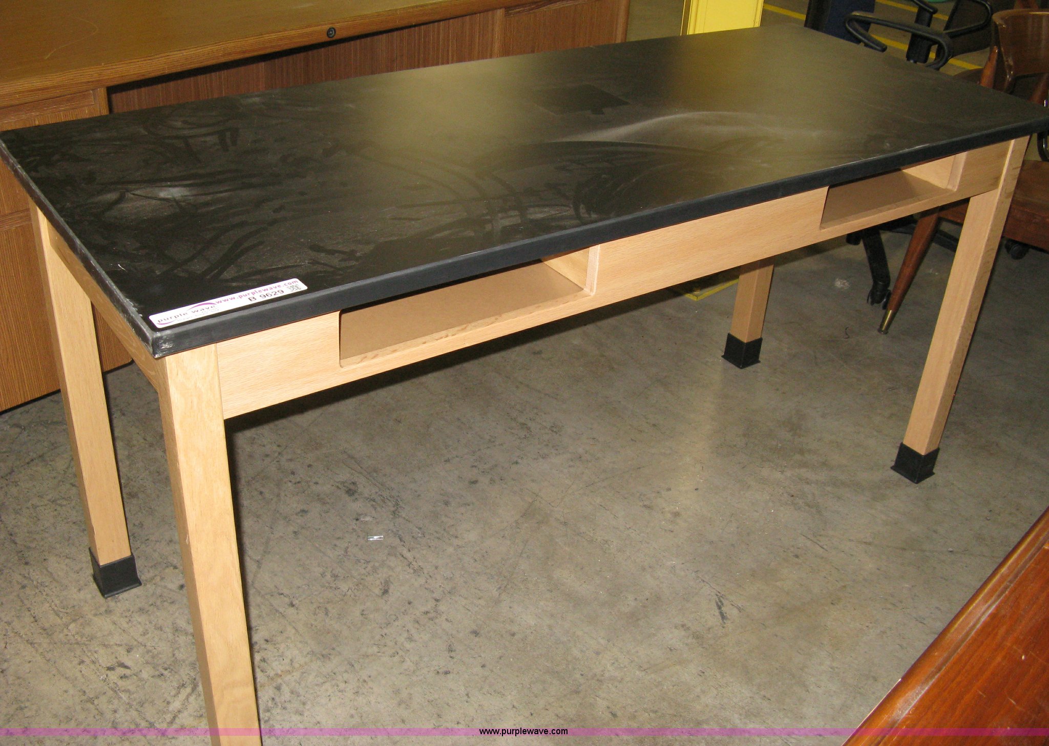 (10) slate top lab tables in Wichita, KS Item B9629 sold Purple Wave