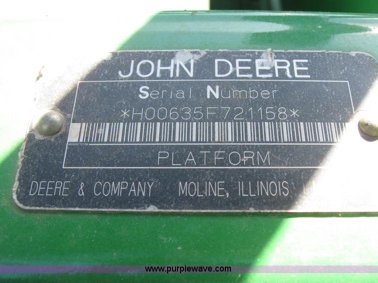 image for item A4609 2007 John Deere 635F HydraFlex platform header