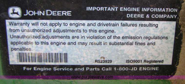 image for item A4618 2009 John Deere 7330 Premium MFWD tractor