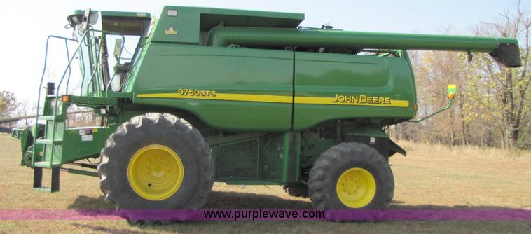 image for item A5165 2002 John Deere 9750 STS RWA combine