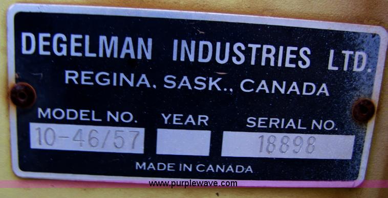 image for item B2013 Degelman 10-46/57 four-way dozer blade