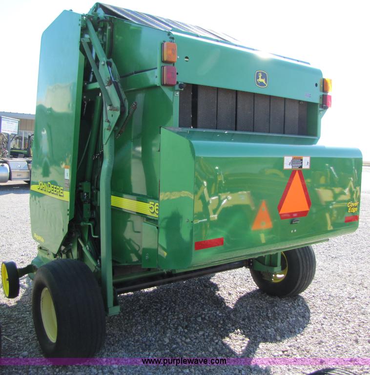 image for item B2017 2002 John Deere 567 round baler