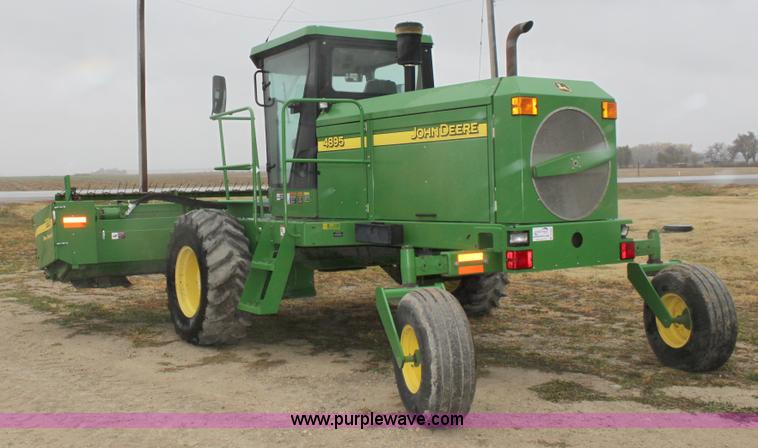 image for item B8652 2004 John Deere 4895 swather