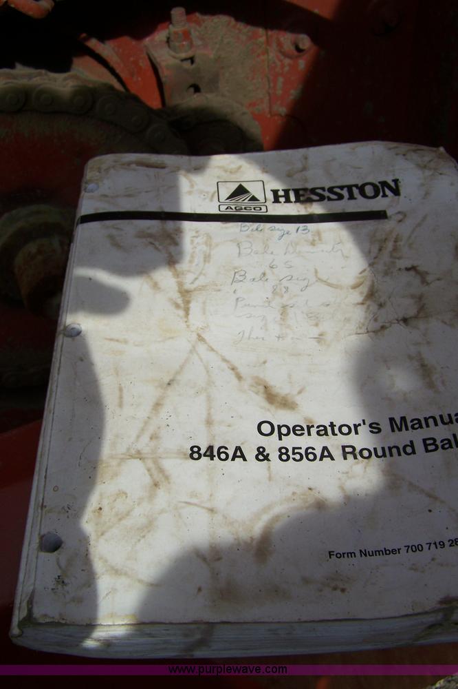 image for item D8555 Hesston 856A round baler