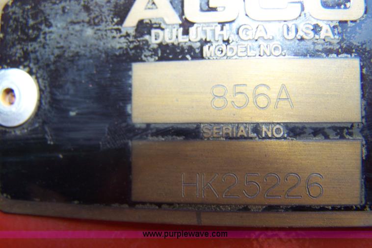 image for item D8555 Hesston 856A round baler