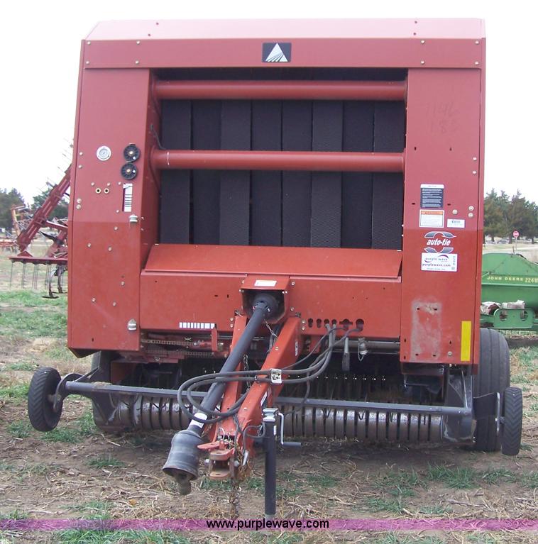 image for item D8572 2007 AGCO 5556 round baler