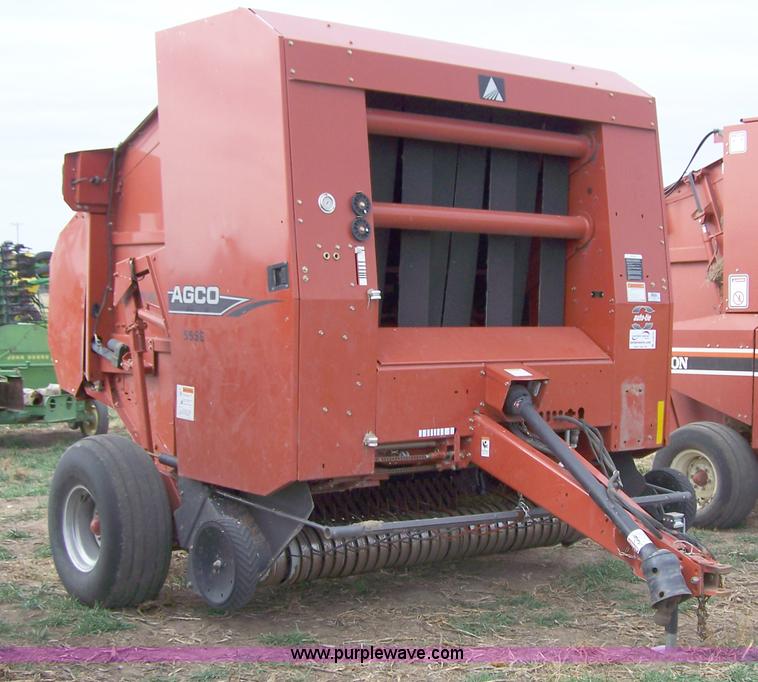 image for item D8572 2007 AGCO 5556 round baler
