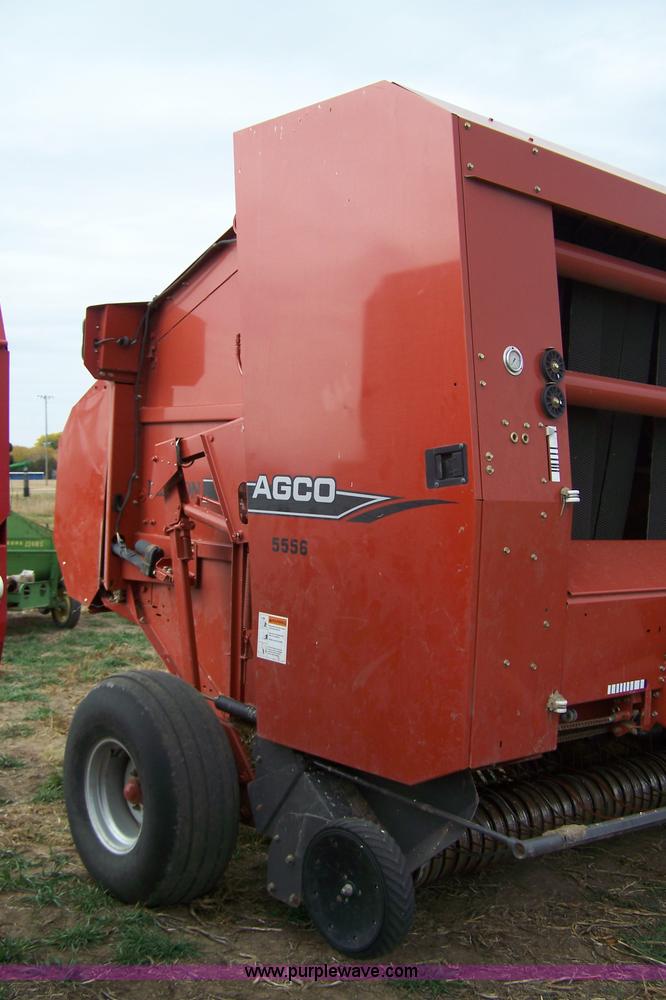 image for item D8572 2007 AGCO 5556 round baler