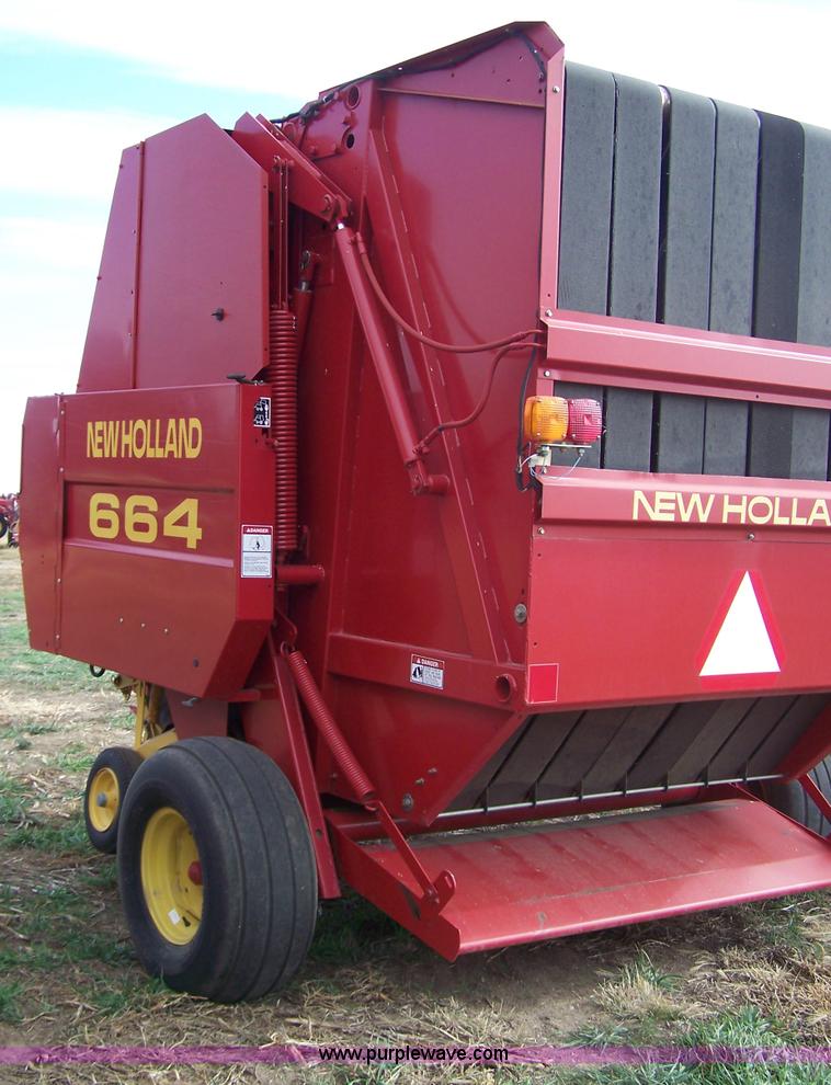 image for item D8573 1997 New Holland 664 round baler