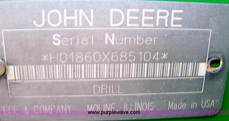 image for item D8577 1999 John Deere 1860 36' air seeder