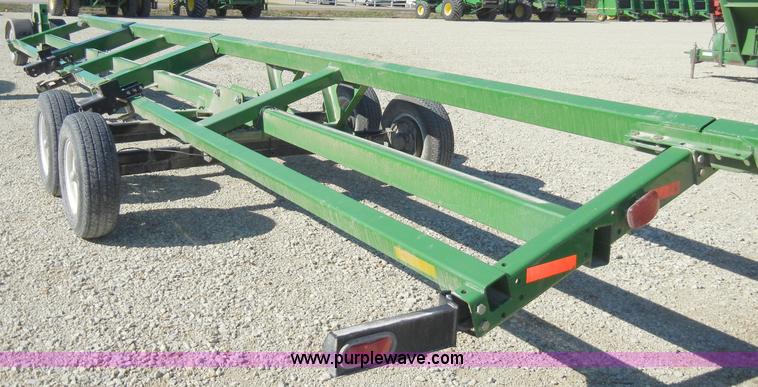 image for item H9052 2009 Unverferth RoadRunner 38' header trailer