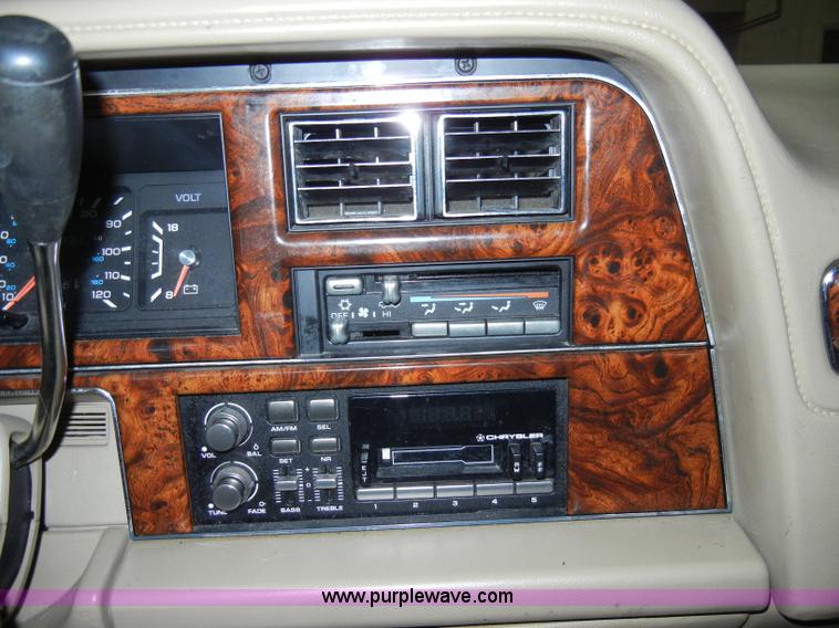 image for item A3332 1993 Chrysler New Yorker Salon