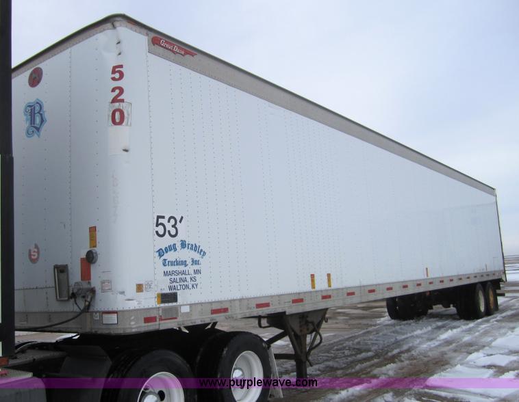 image for item 3054 1998 Great Dane 7411TJWA 53' dry van semi-trailer