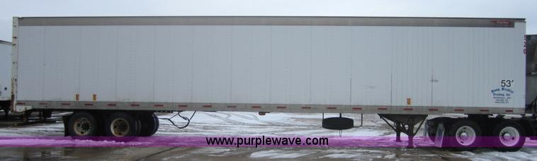 image for item 3054 1998 Great Dane 7411TJWA 53' dry van semi-trailer