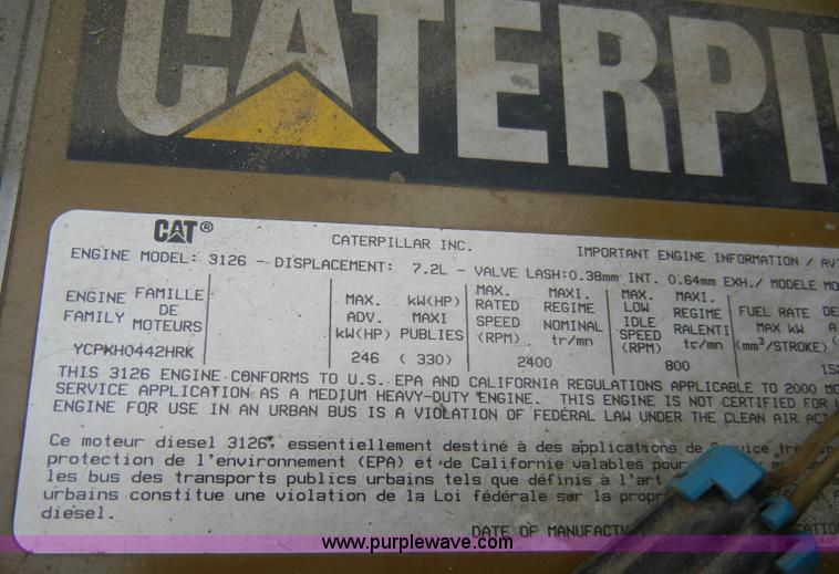 image for item A3323 2000 Freightliner FL70 box truck