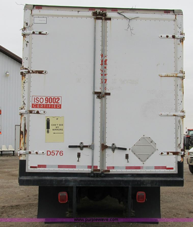 image for item B2541 1997 Freightliner FL60 box truck with sleeper