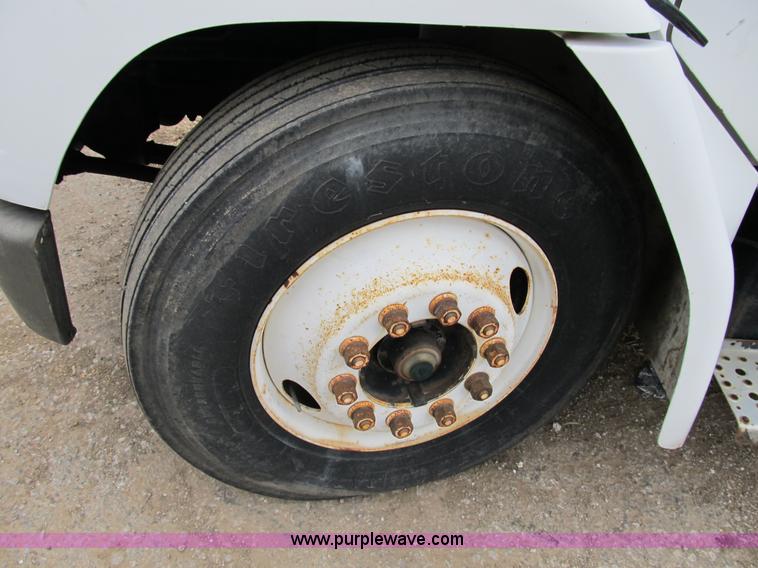 image for item B2541 1997 Freightliner FL60 box truck with sleeper