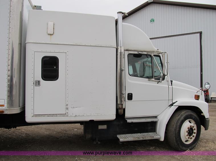 image for item B2541 1997 Freightliner FL60 box truck with sleeper