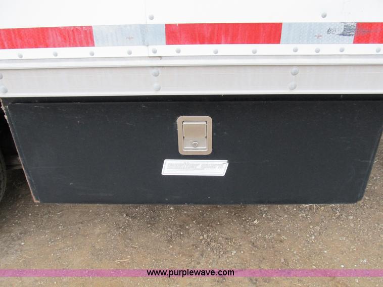 image for item B2541 1997 Freightliner FL60 box truck with sleeper