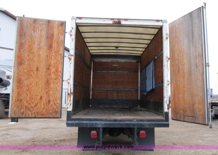 image for item B2541 1997 Freightliner FL60 box truck with sleeper