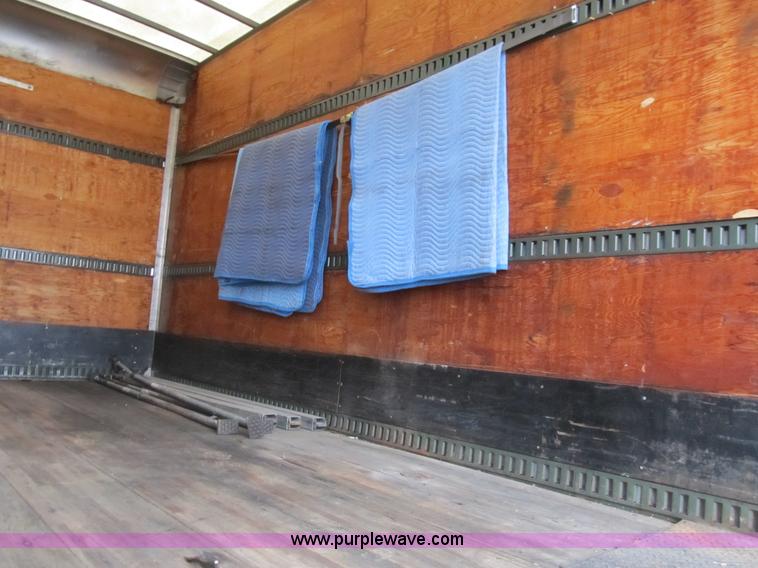 image for item B2541 1997 Freightliner FL60 box truck with sleeper