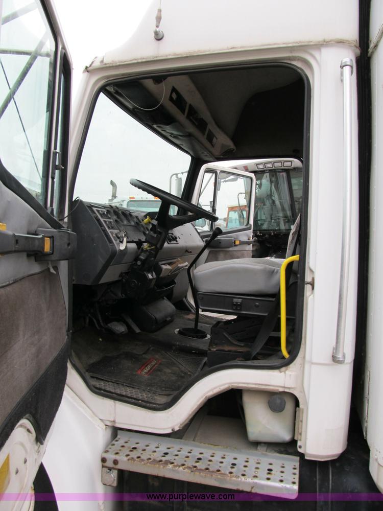 image for item B2541 1997 Freightliner FL60 box truck with sleeper