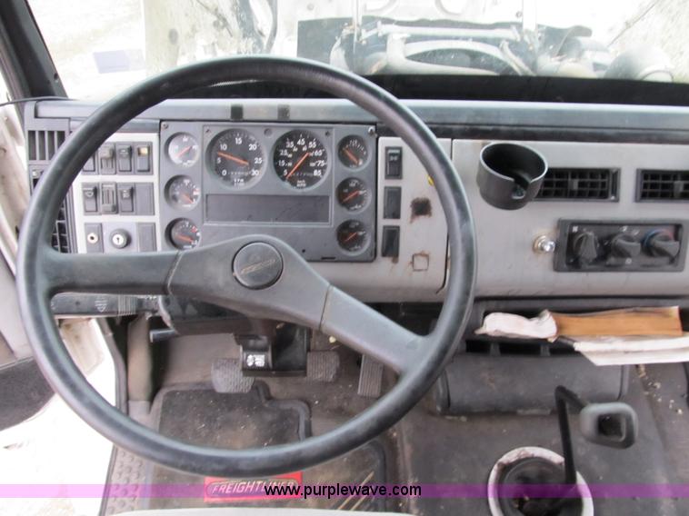 image for item B2541 1997 Freightliner FL60 box truck with sleeper