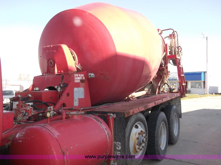 image for item B5072 1987 Mack DM600 triple axle mixer truck