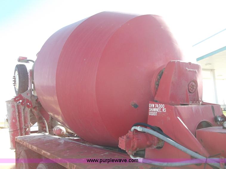 image for item B5072 1987 Mack DM600 triple axle mixer truck