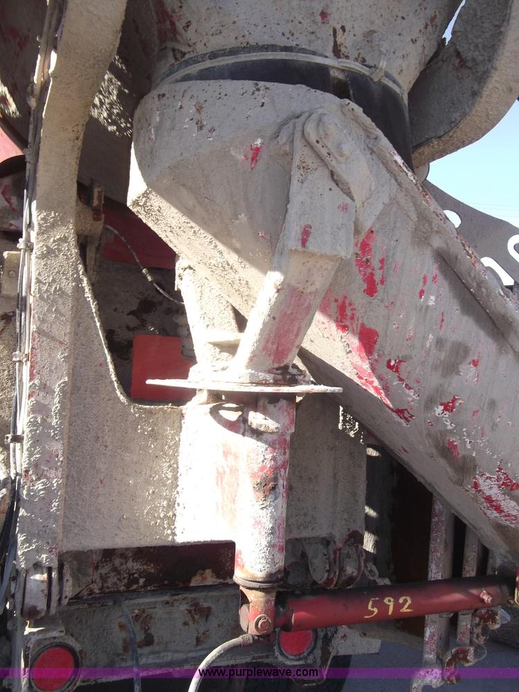 image for item B5072 1987 Mack DM600 triple axle mixer truck