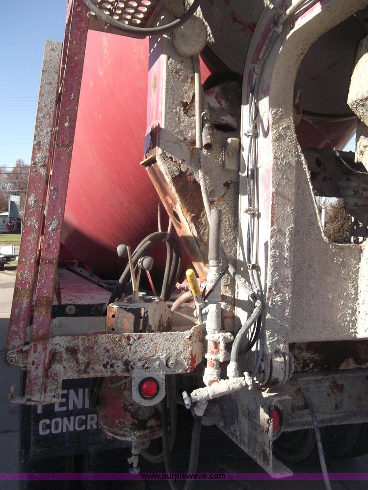 image for item B5072 1987 Mack DM600 triple axle mixer truck