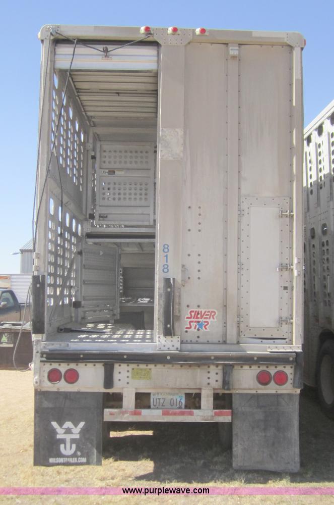 image for item B5510 1992 Wilson PSDCL-306  48' triple deck livestock trailer
