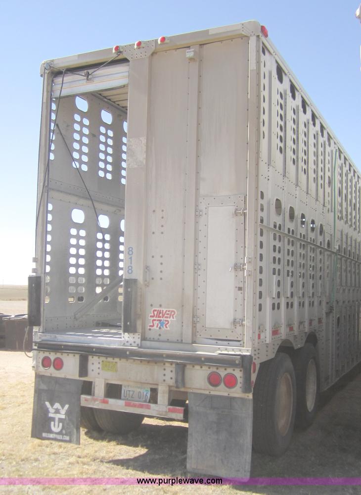 image for item B5510 1992 Wilson PSDCL-306  48' triple deck livestock trailer