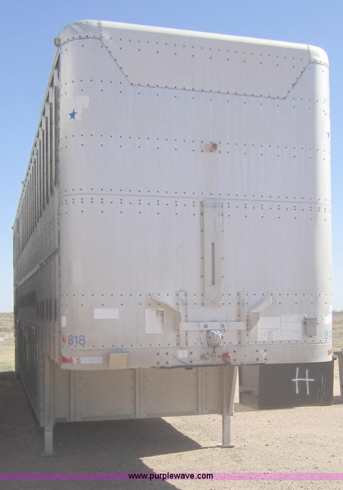 image for item B5510 1992 Wilson PSDCL-306  48' triple deck livestock trailer