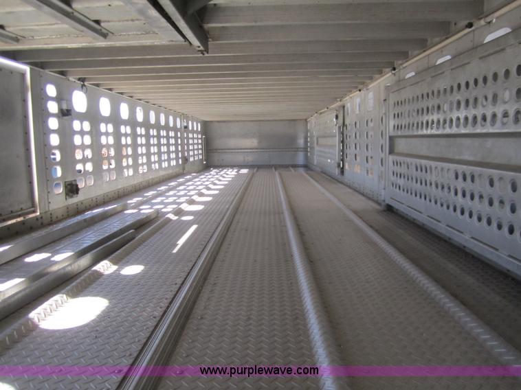 image for item B5510 1992 Wilson PSDCL-306  48' triple deck livestock trailer