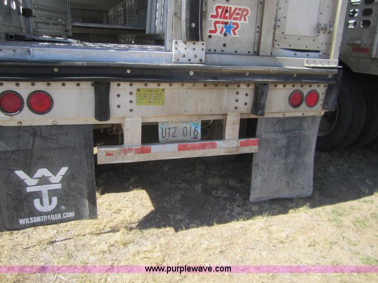 image for item B5510 1992 Wilson PSDCL-306  48' triple deck livestock trailer