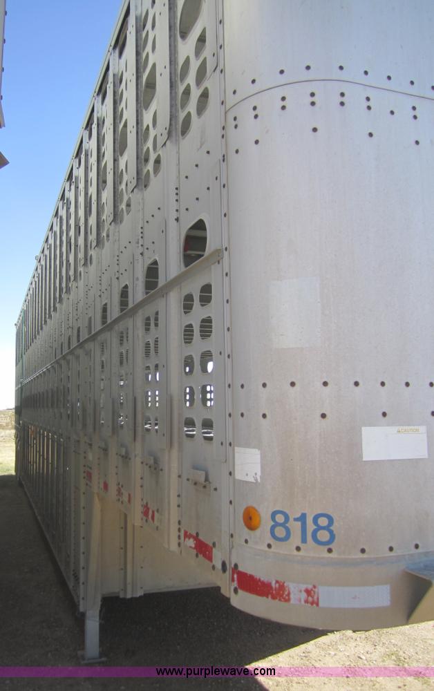 image for item B5510 1992 Wilson PSDCL-306  48' triple deck livestock trailer