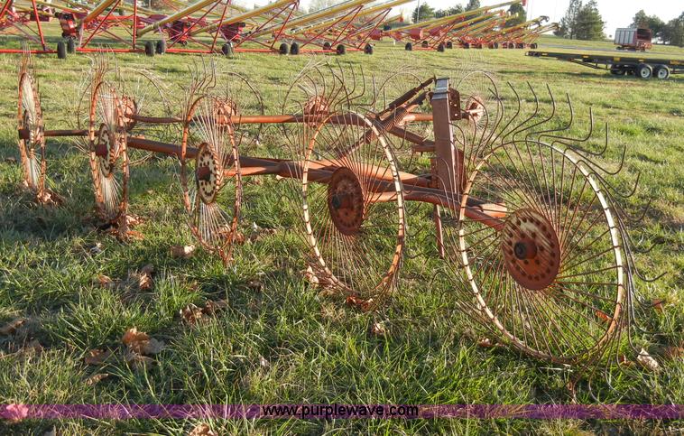 image for item A3327 10 wheel hay rake
