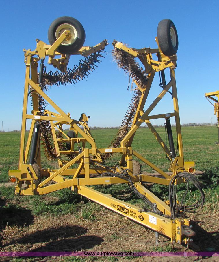 image for item A3505 2006 Phillips 4305A 43' rotary harrow