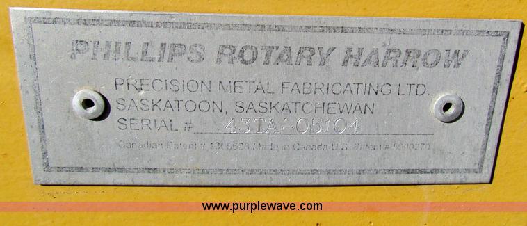 image for item A3505 2006 Phillips 4305A 43' rotary harrow