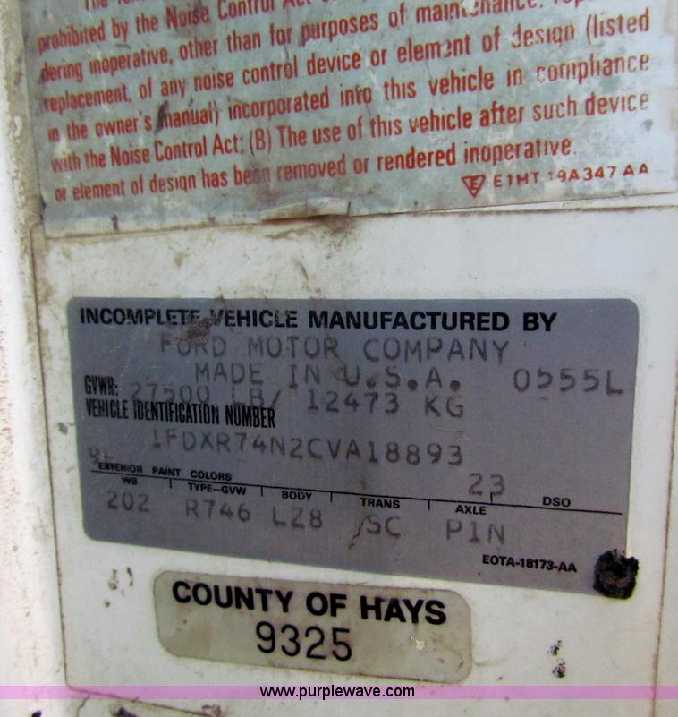 image for item A3506 1982 Ford N700 water truck