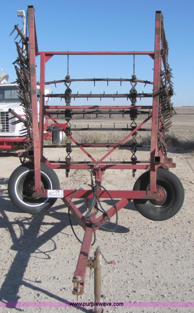 image for item B2124 21' folding tine harrow