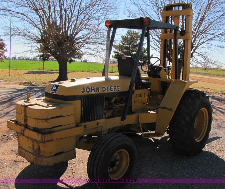 image for item B2140 John Deere 480B rough terrain forklift