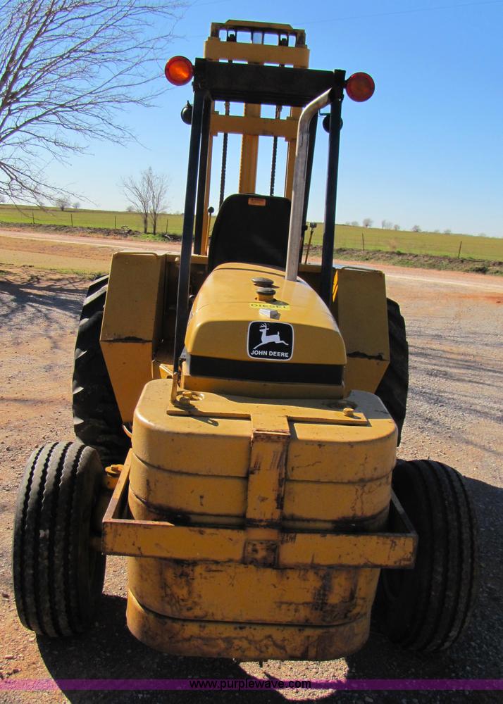 image for item B2140 John Deere 480B rough terrain forklift