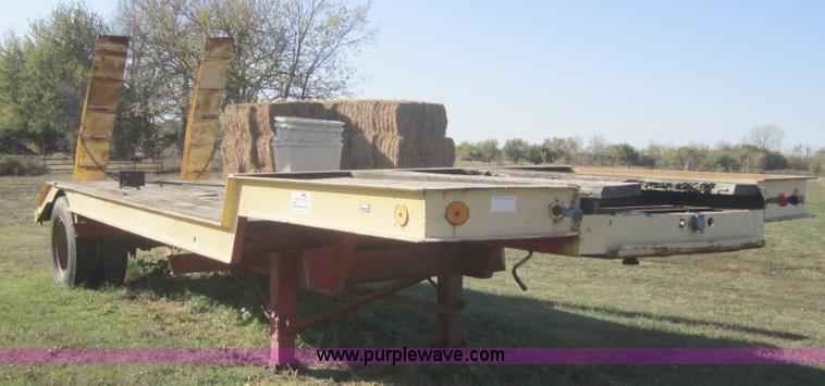 image for item C5115 1974 24' flatbed semi trailer