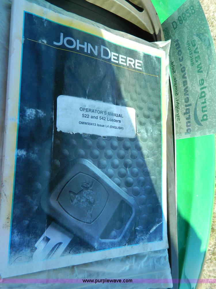 image for item D8629 2006 John Deere 5525 MFWD tractor