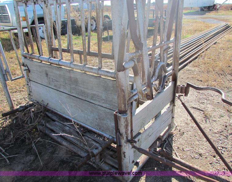 image for item D9216 Cattle squeeze chute